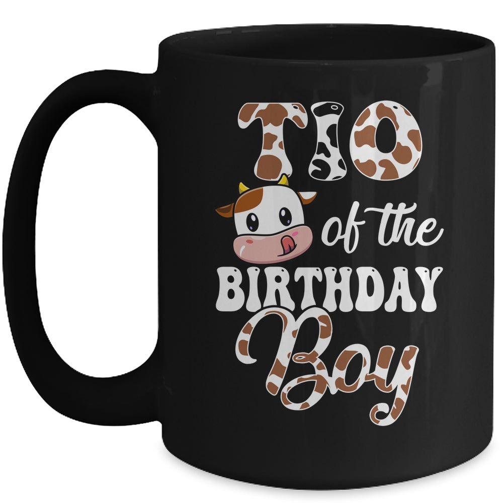 Tio Of The Birthday Boy Cow Farm 1st Birthday Boy Mug | siriusteestore