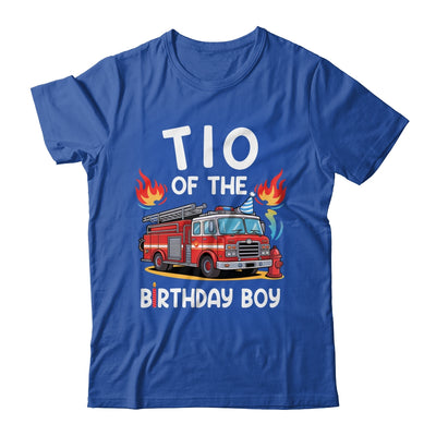 Tio Of The Birthday Boy Fire Truck Firefighter 1st Party Shirt & Hoodie | siriusteestore