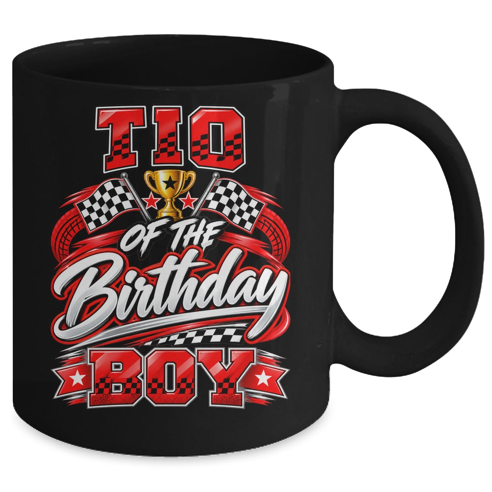 Tio Of The Birthday Boy Race Car Family Pit Crew Mug | siriusteestore