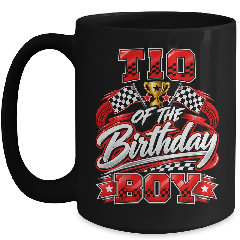 Tio Of The Birthday Boy Race Car Family Pit Crew Mug | siriusteestore