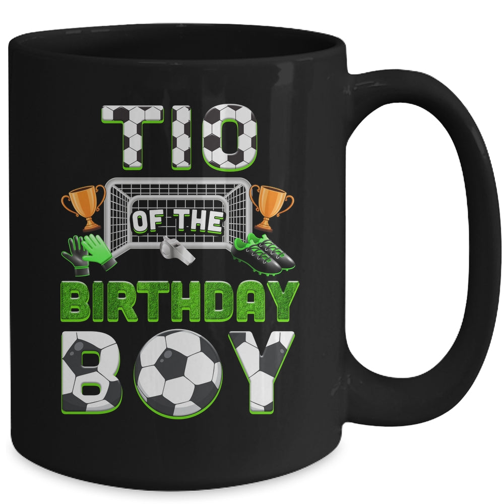 Tio Of The Birthday Boy Soccer Family Matching Party Mug | siriusteestore