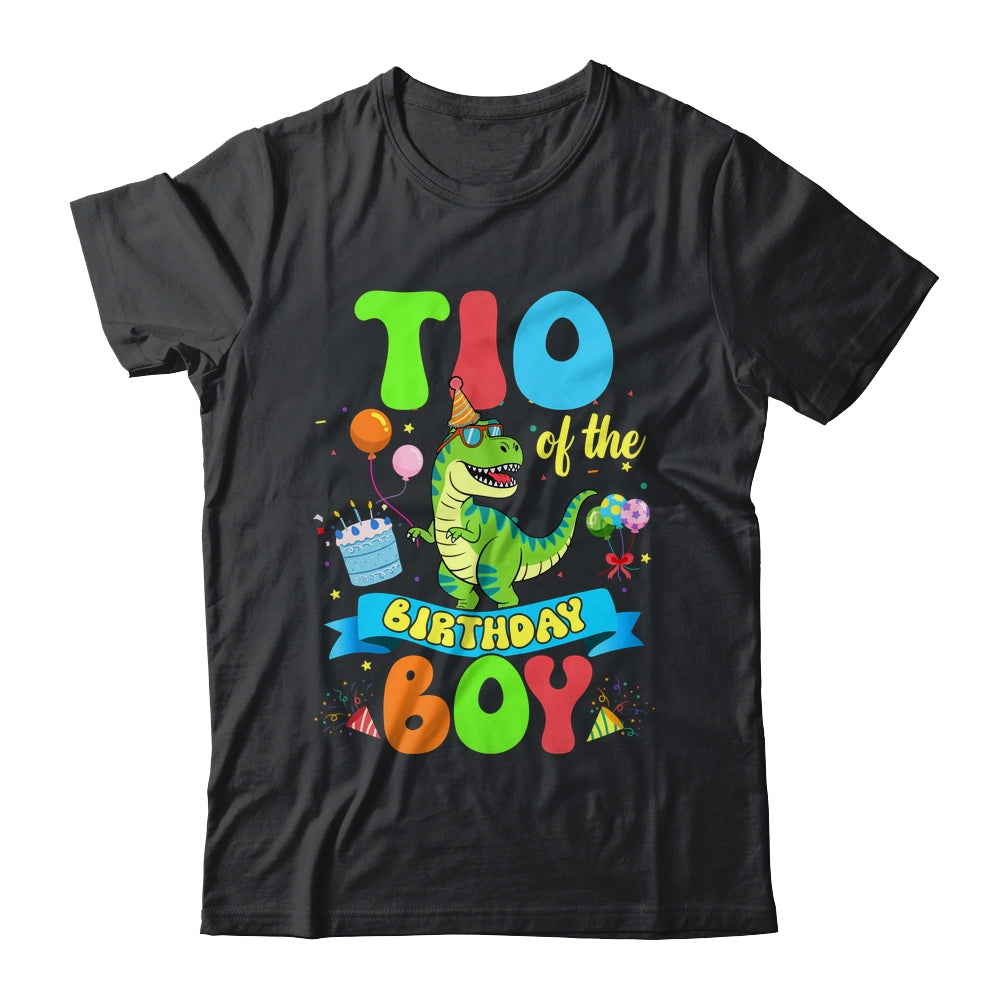 Tio Of The Birthday Boy TRex Dinosaur Birthday Family Shirt & Hoodie | siriusteestore