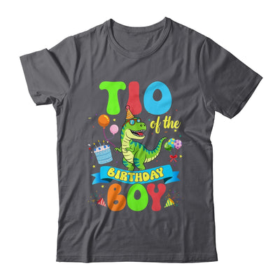 Tio Of The Birthday Boy TRex Dinosaur Birthday Family Shirt & Hoodie | siriusteestore