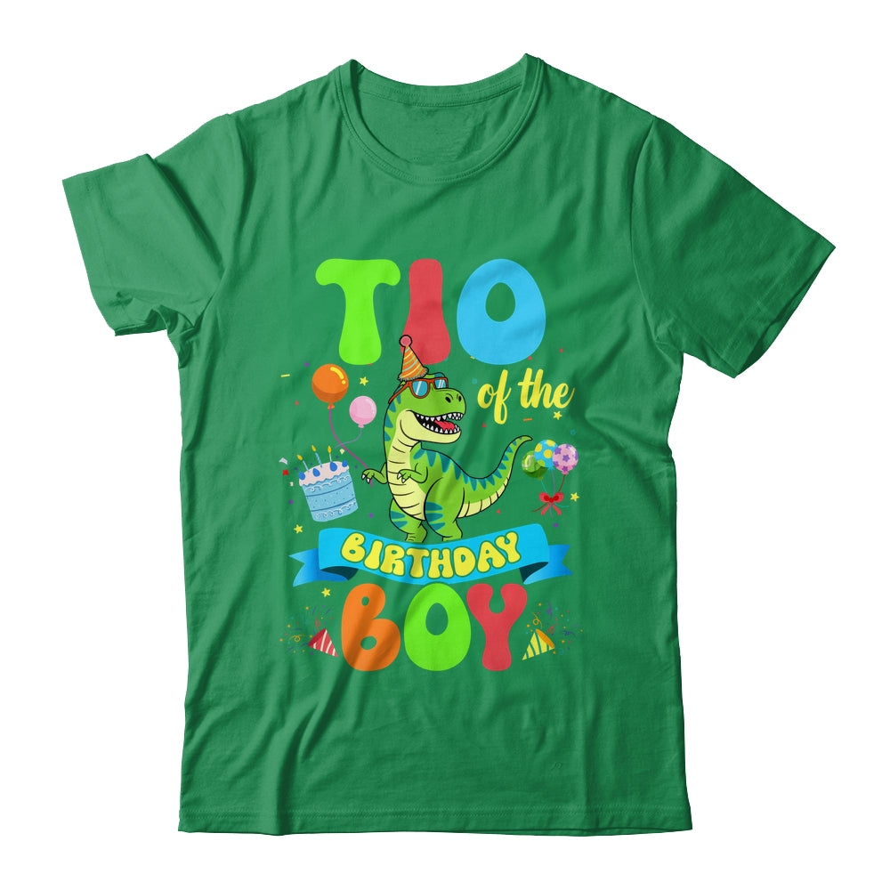Tio Of The Birthday Boy TRex Dinosaur Birthday Family Shirt & Hoodie | siriusteestore
