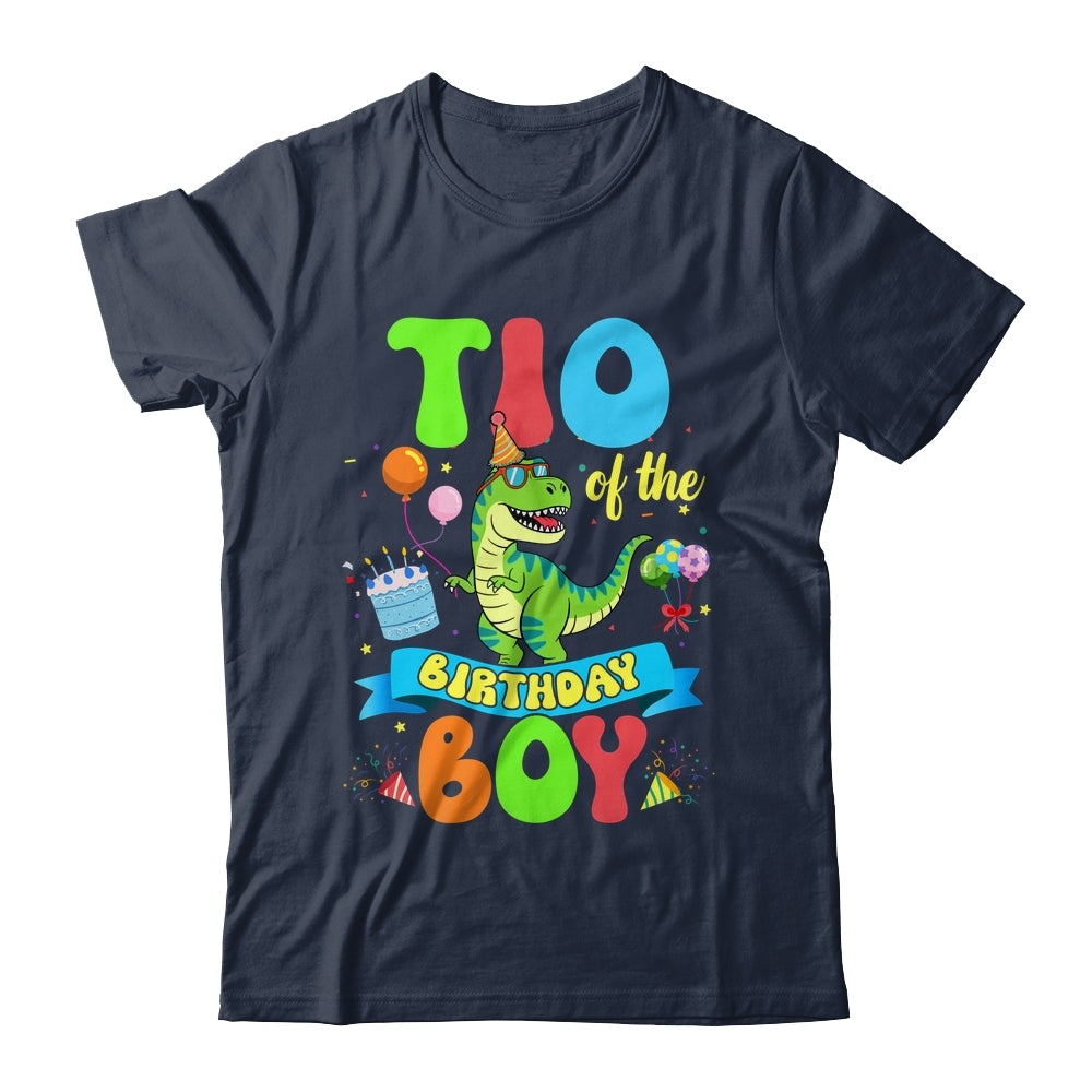 Tio Of The Birthday Boy TRex Dinosaur Birthday Family Shirt & Hoodie | siriusteestore
