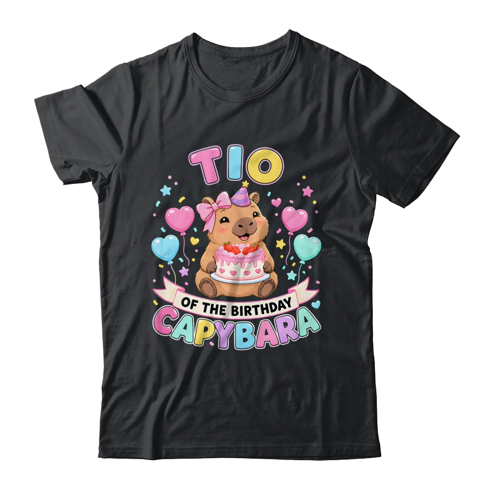 Tio Of The Birthday Capybara Birthday Girl Family Shirt & Hoodie | siriusteestore