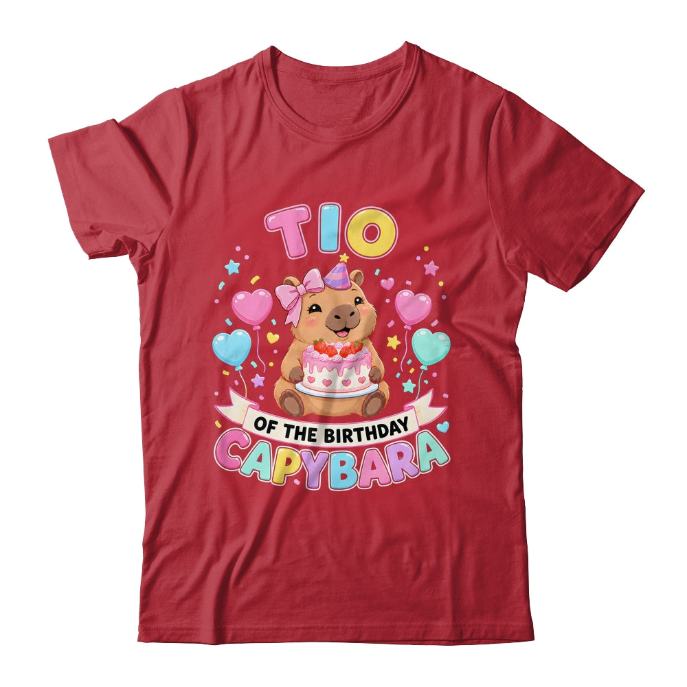 Tio Of The Birthday Capybara Birthday Girl Family Shirt & Hoodie | siriusteestore