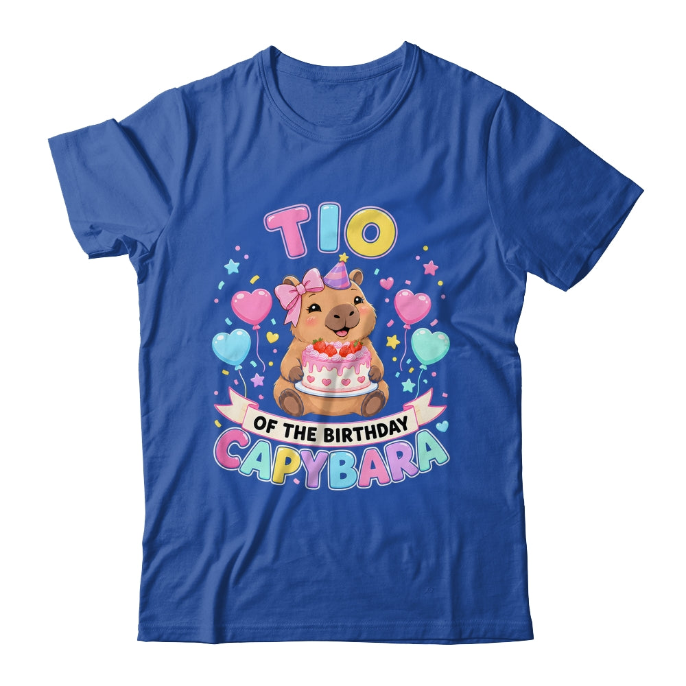 Tio Of The Birthday Capybara Birthday Girl Family Shirt & Hoodie | siriusteestore