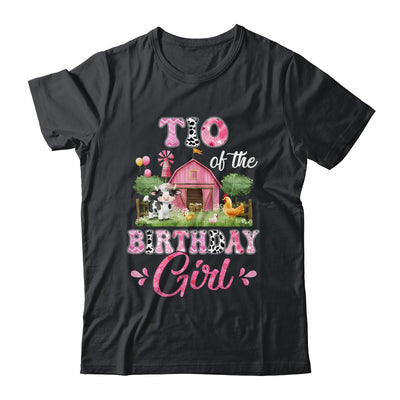 Tio Of The Birthday Girl 1st Birthday Cow Farm Family Shirt & Hoodie | siriusteestore