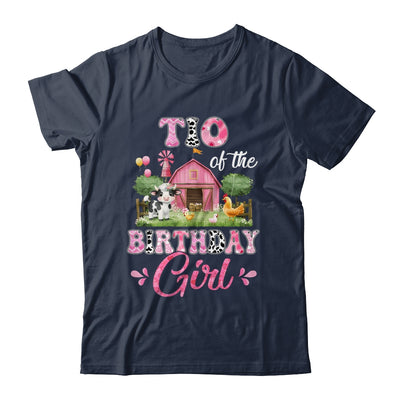 Tio Of The Birthday Girl 1st Birthday Cow Farm Family Shirt & Hoodie | siriusteestore