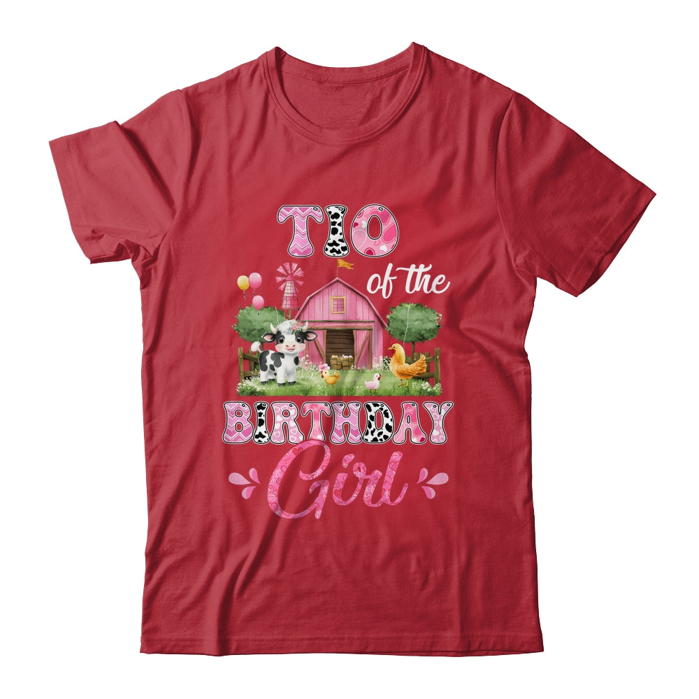 Tio Of The Birthday Girl 1st Birthday Cow Farm Family Shirt & Hoodie | siriusteestore