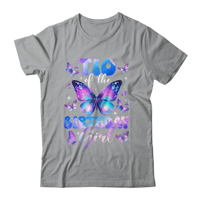 Tio Of The Birthday Girl Butterfly Family Matching Shirt & Hoodie | siriusteestore