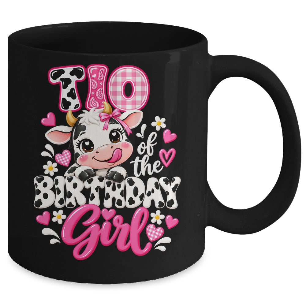 Tio Of The Birthday Girl Cow 1St Birthday Family Farm Mug | siriusteestore