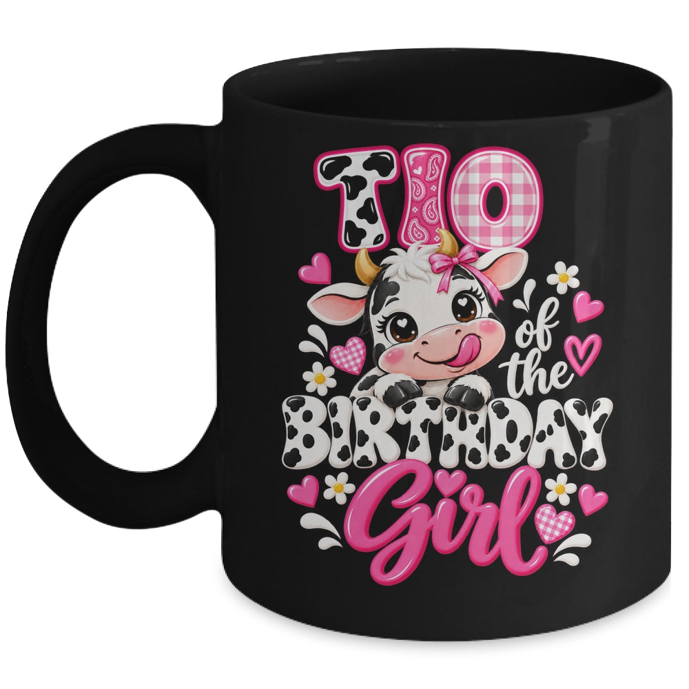 Tio Of The Birthday Girl Cow 1St Birthday Family Farm Mug | siriusteestore