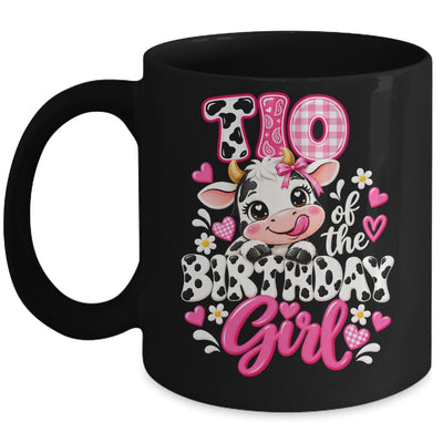 Tio Of The Birthday Girl Cow 1St Birthday Family Farm Mug | siriusteestore