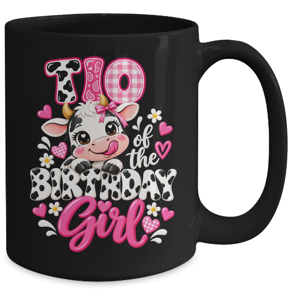 Tio Of The Birthday Girl Cow 1St Birthday Family Farm Mug | siriusteestore