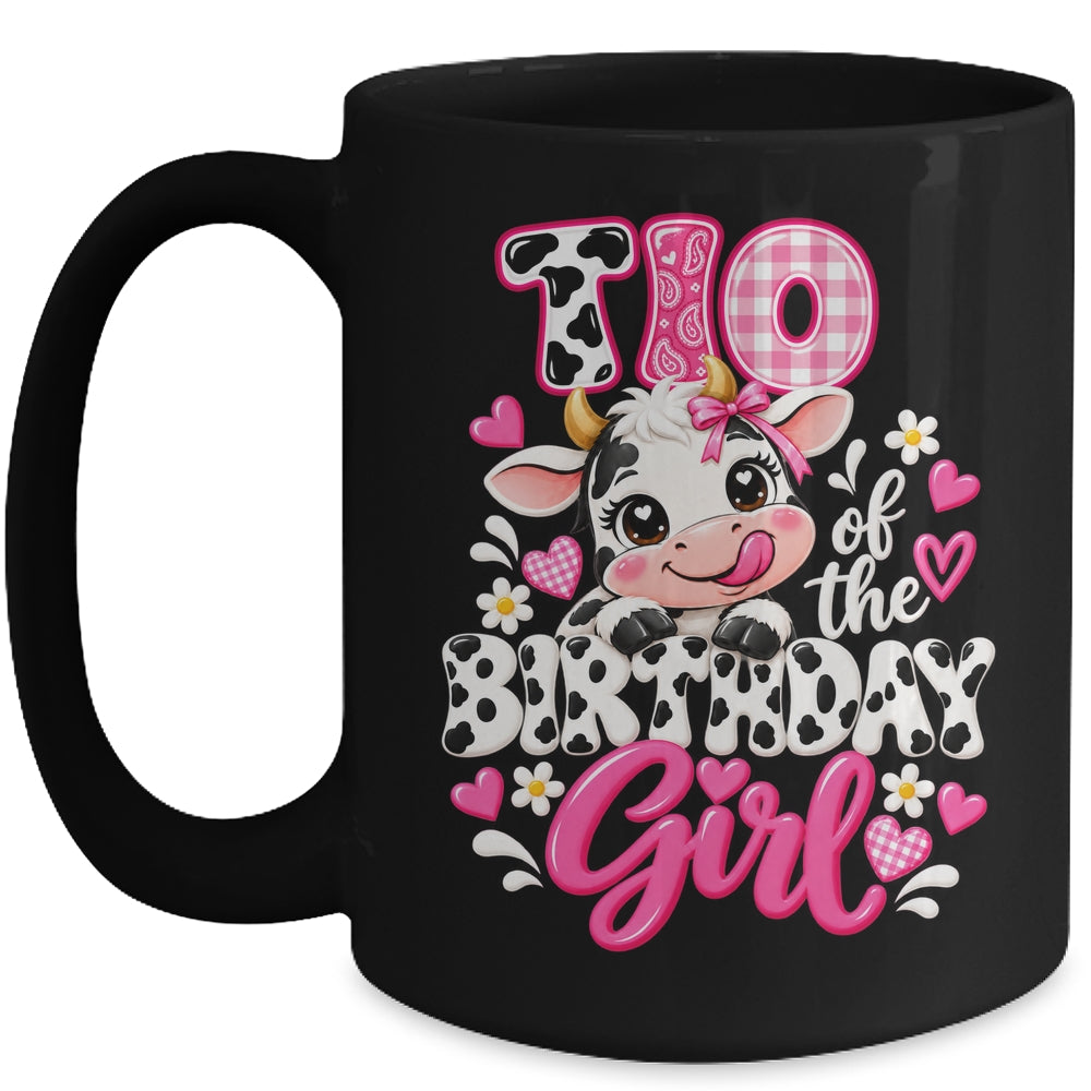 Tio Of The Birthday Girl Cow 1St Birthday Family Farm Mug | siriusteestore