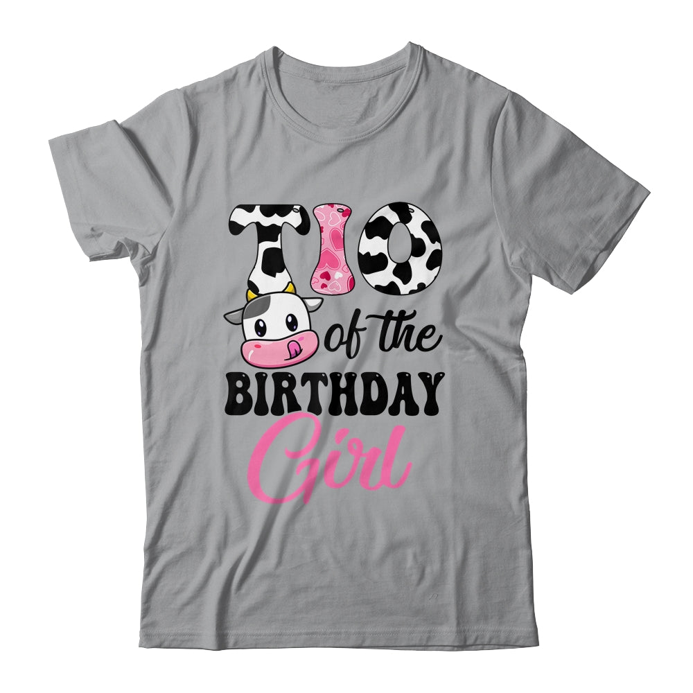 Tio Of The Birthday Girl Cow Farm 1st Birthday Girl Shirt & Hoodie | siriusteestore