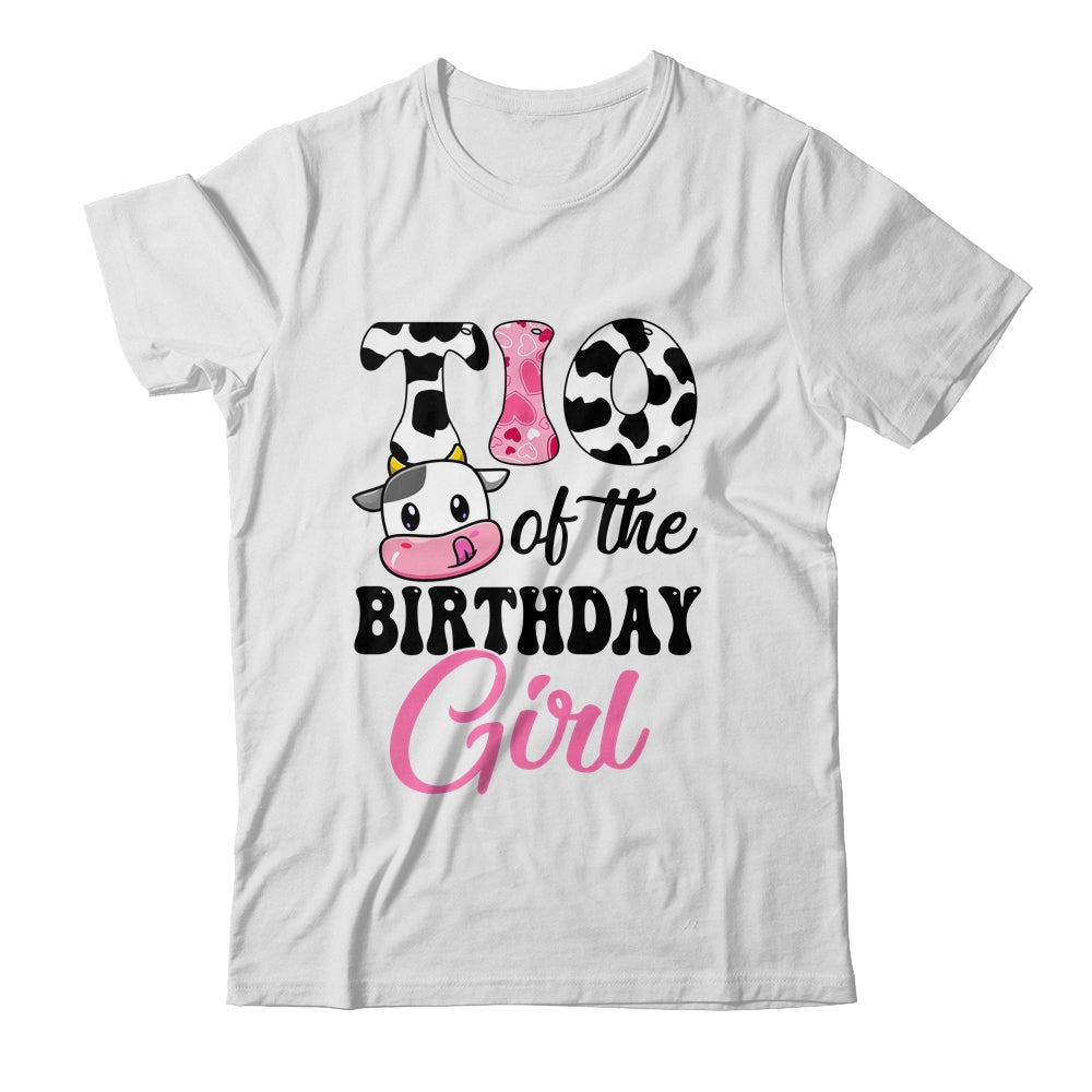 Tio Of The Birthday Girl Cow Farm 1st Birthday Girl Shirt & Hoodie | siriusteestore