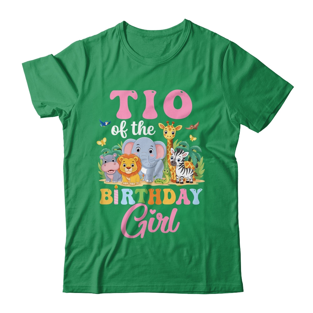 Tio Of The Birthday Girl Kids Safari Jungle Animal Shirt & Hoodie | siriusteestore