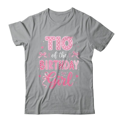 Tio Of The Birthday Girl Matching Pink Coquette Bow Shirt & Hoodie | siriusteestore