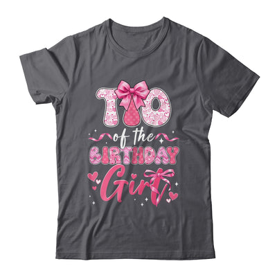 Tio Of The Birthday Girl Pink Coquette Bow Family Shirt & Hoodie | siriusteestore
