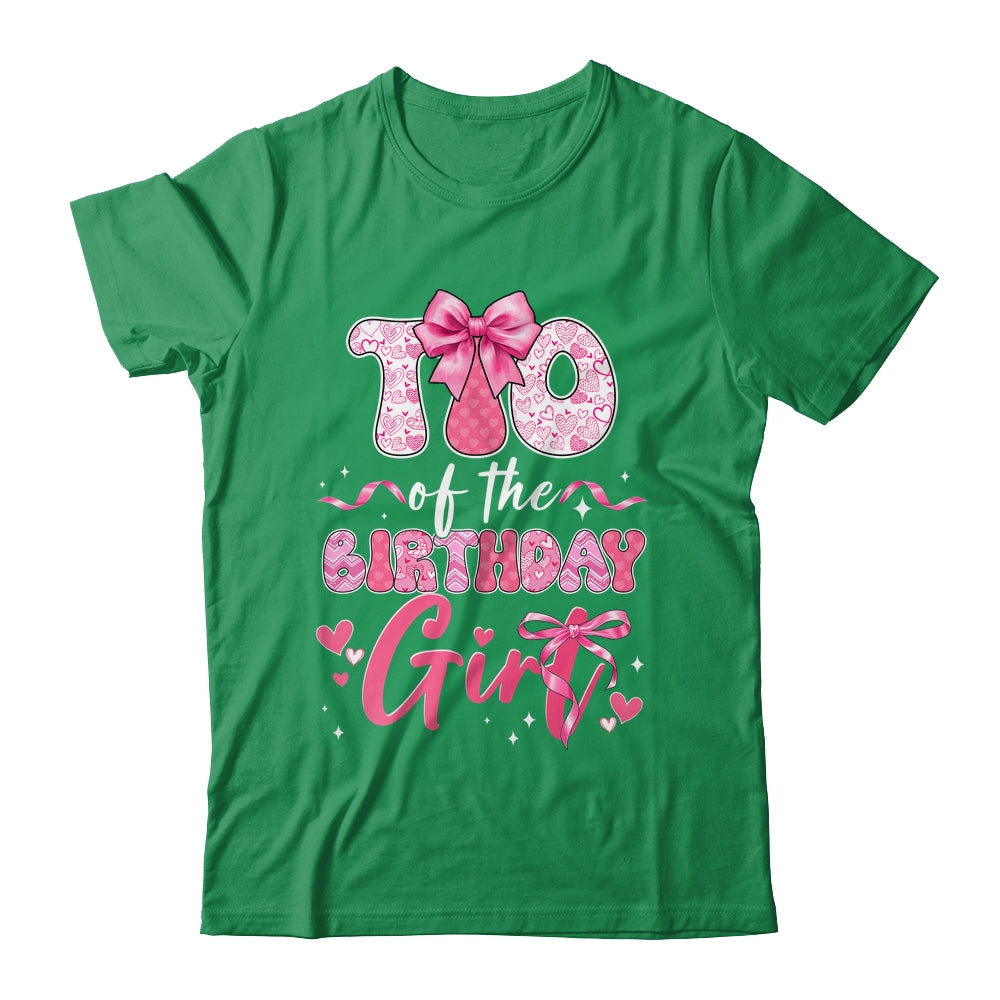 Tio Of The Birthday Girl Pink Coquette Bow Family Shirt & Hoodie | siriusteestore