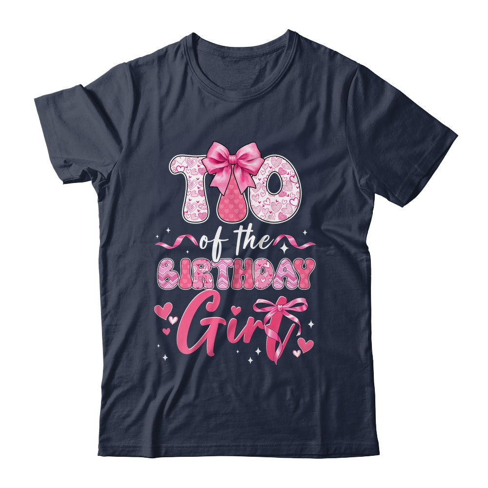 Tio Of The Birthday Girl Pink Coquette Bow Family Shirt & Hoodie | siriusteestore