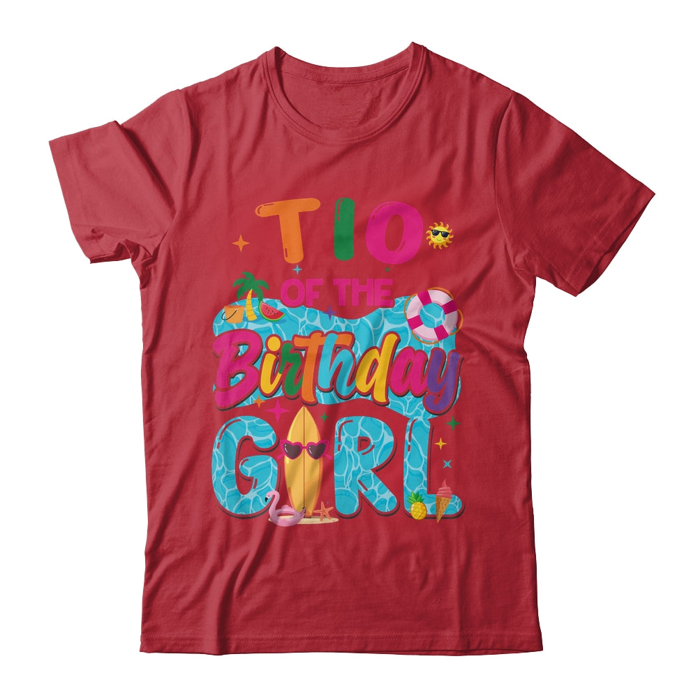 Tio Of The Birthday Girl Pool Party Beach Family Matching Shirt & Hoodie | siriusteestore