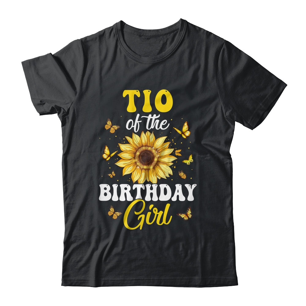 Tio Of The Birthday Girl Sunflower Party Family Matching Shirt & Hoodie | siriusteestore
