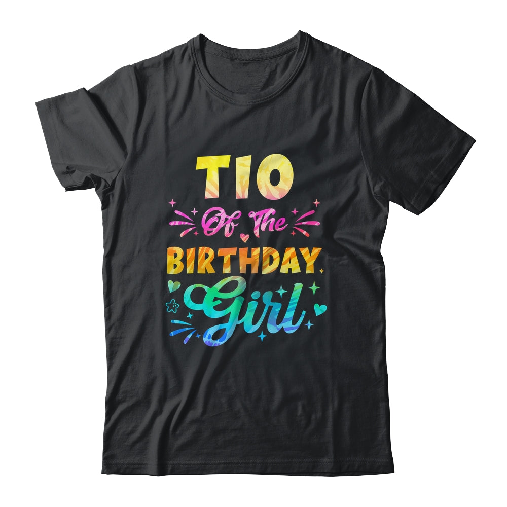 Tio Of The Birthday Girl Tie Dye 1st Birthday Family Shirt & Hoodie | siriusteestore