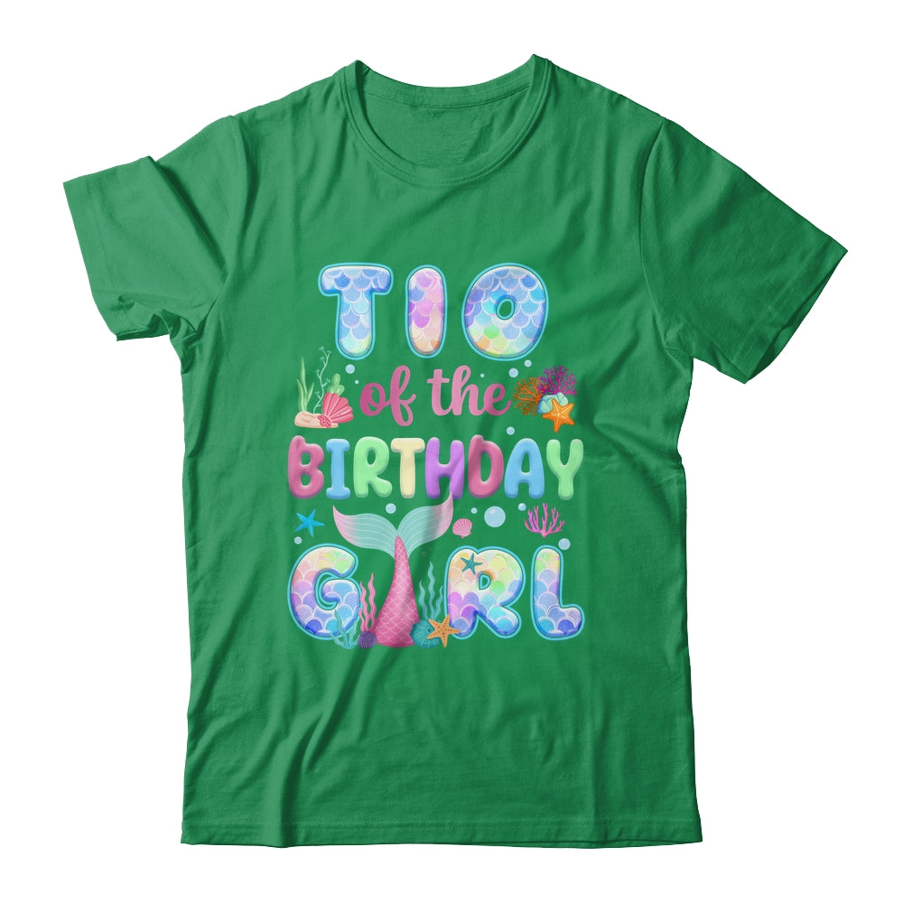 Tio Of The Birthday Mermaid Girl Family Matching Party Shirt & Hoodie | siriusteestore