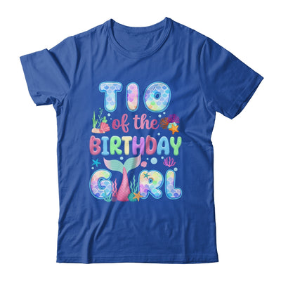 Tio Of The Birthday Mermaid Girl Family Matching Party Shirt & Hoodie | siriusteestore