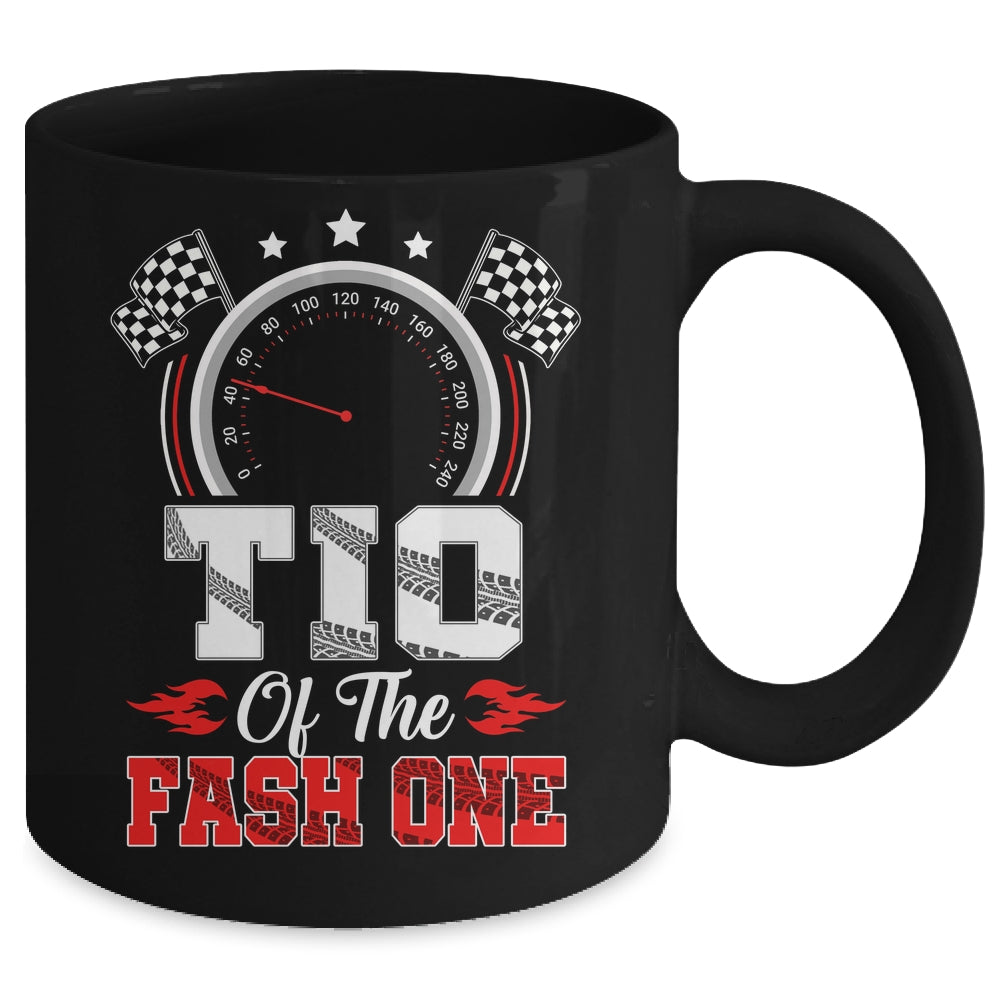 Tio Of The Fast One 1st Birthday Racing Car Family Mug | siriusteestore