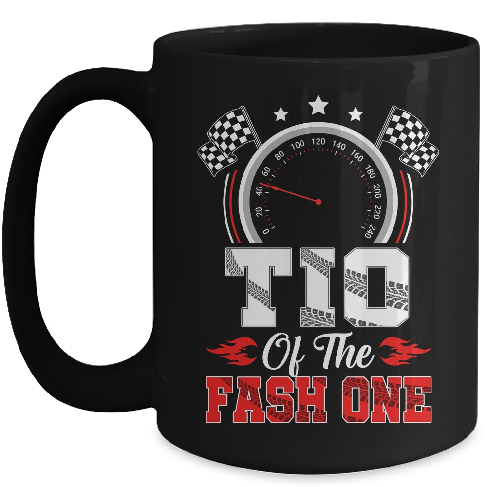Tio Of The Fast One 1st Birthday Racing Car Family Mug | siriusteestore