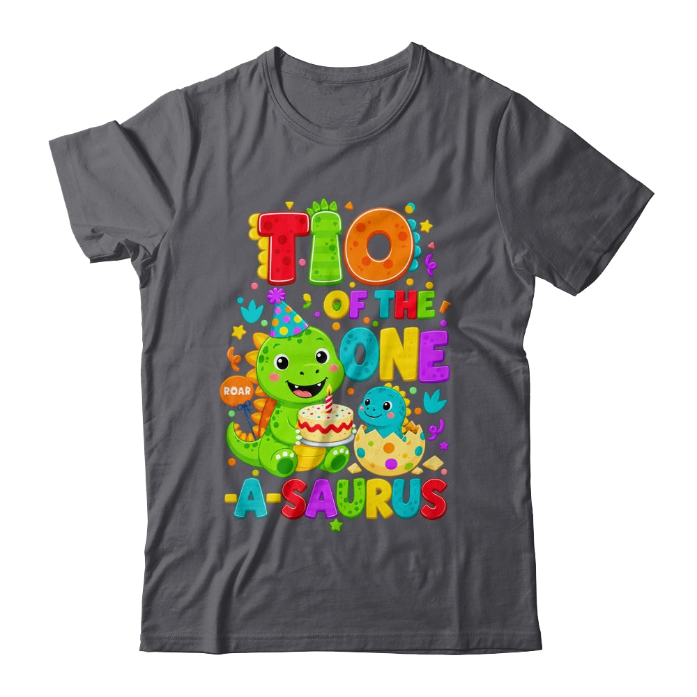 Tio Of The One-A-Saurus 1St Birthday Boy T-Rex Dinosaur Shirt & Hoodie | siriusteestore