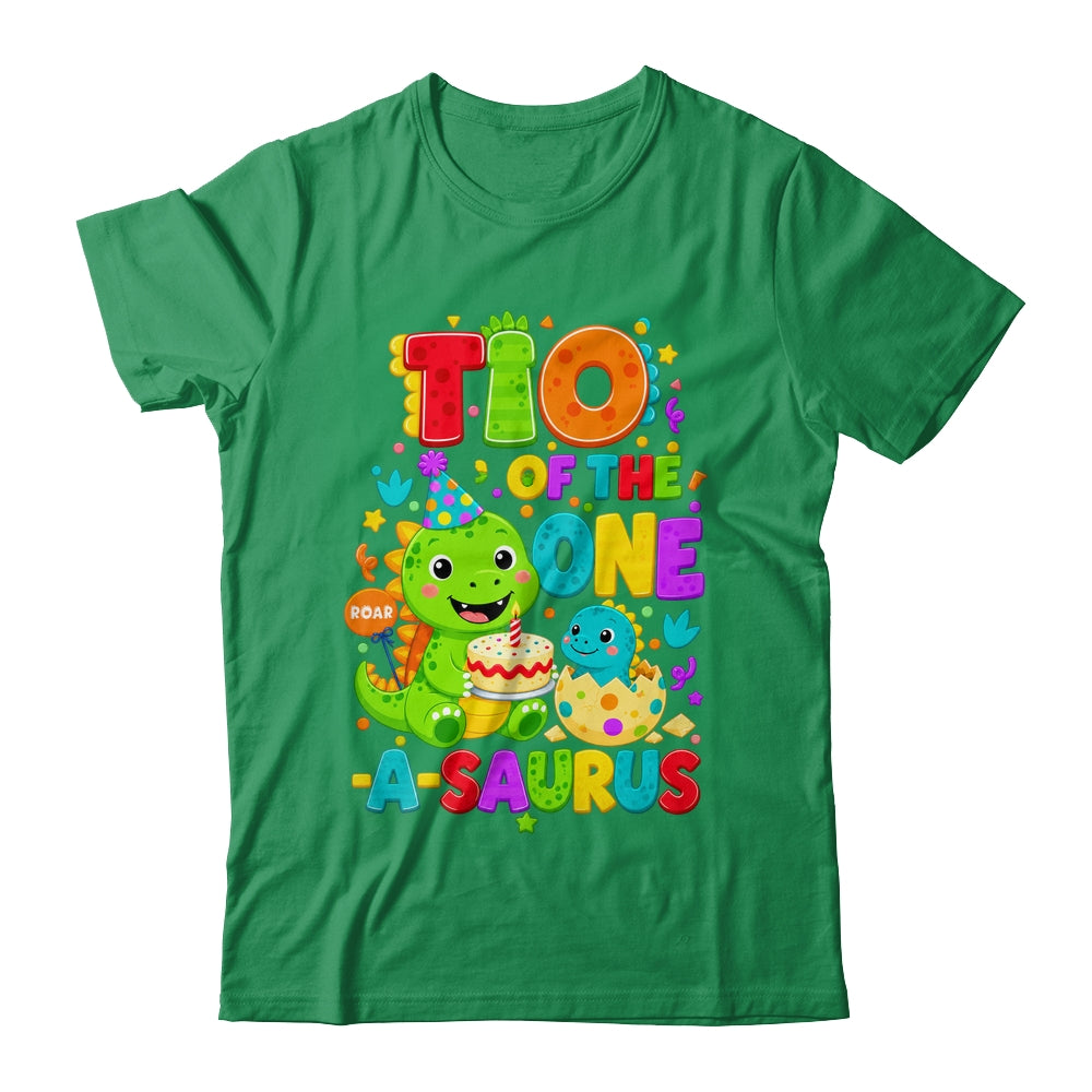 Tio Of The One-A-Saurus 1St Birthday Boy T-Rex Dinosaur Shirt & Hoodie | siriusteestore