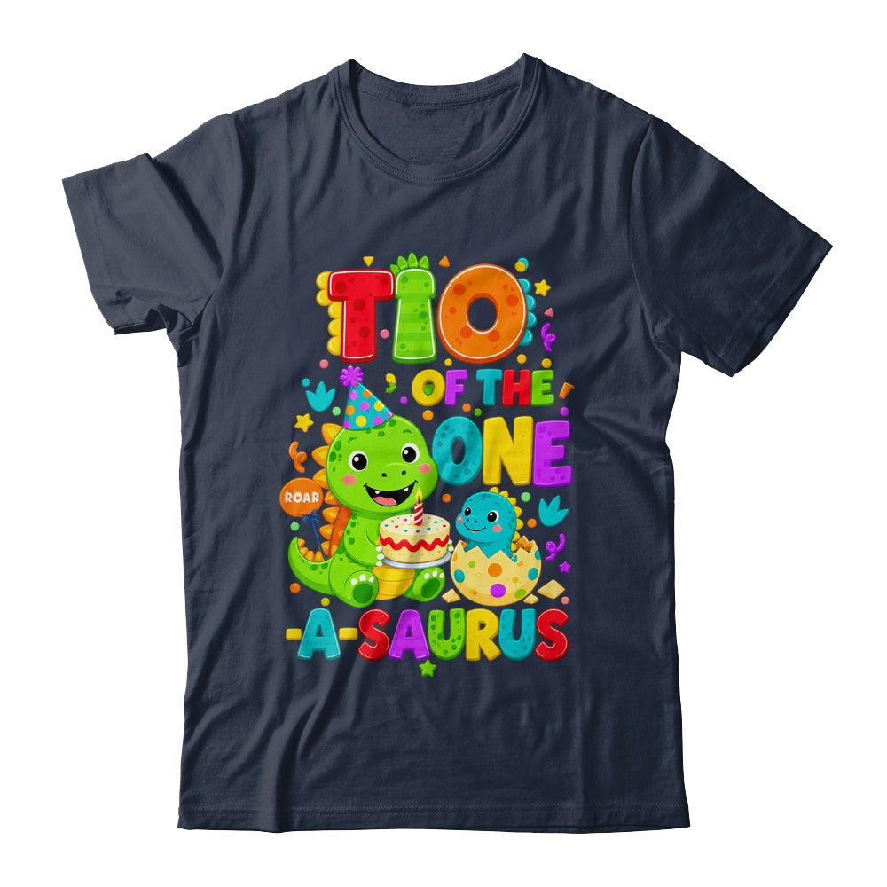Tio Of The One-A-Saurus 1St Birthday Boy T-Rex Dinosaur Shirt & Hoodie | siriusteestore