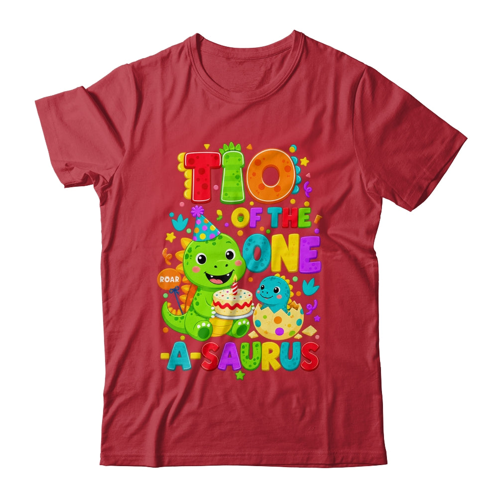 Tio Of The One-A-Saurus 1St Birthday Boy T-Rex Dinosaur Shirt & Hoodie | siriusteestore