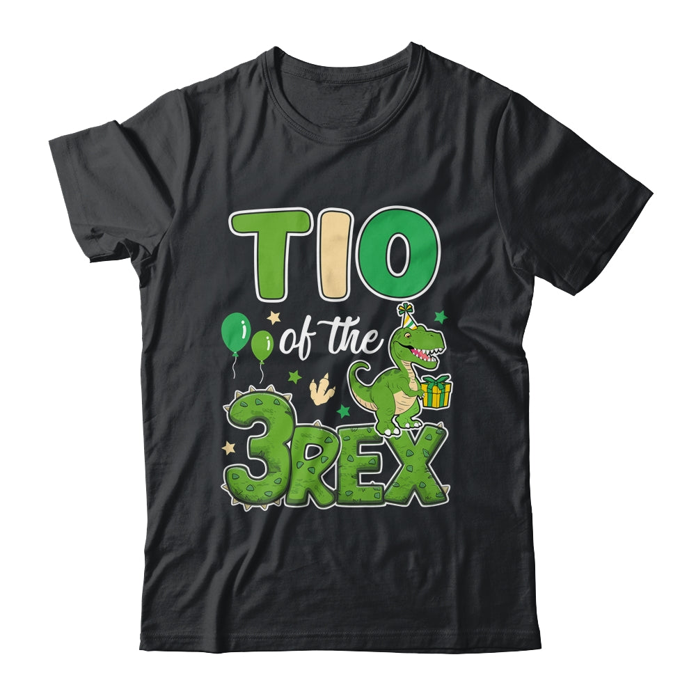 Tio Of The Three Rex Birthday Dinosaur Family Matching Shirt & Hoodie | siriusteestore