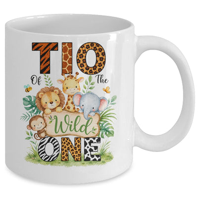 Tio Of The Wild One First Birthday Boy Jungle Safari Mug | siriusteestore