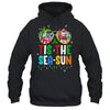 Tis The Sea Sun Santa Beach Summer Christmas In July Summer Shirt & Tank Top | siriusteestore