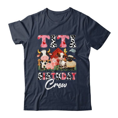 Titi Birthday Crew Farm Cow Birthday Boy Girl Family Shirt & Hoodie | siriusteestore