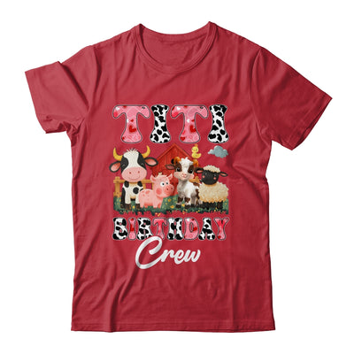 Titi Birthday Crew Farm Cow Birthday Boy Girl Family Shirt & Hoodie | siriusteestore