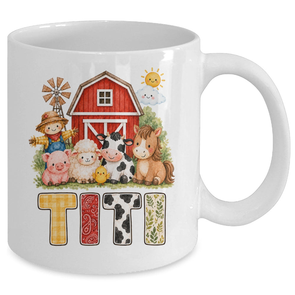Titi Farm Cow 1St Birthday Girl Boy Matching Family Mug | siriusteestore