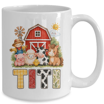 Titi Farm Cow 1St Birthday Girl Boy Matching Family Mug | siriusteestore