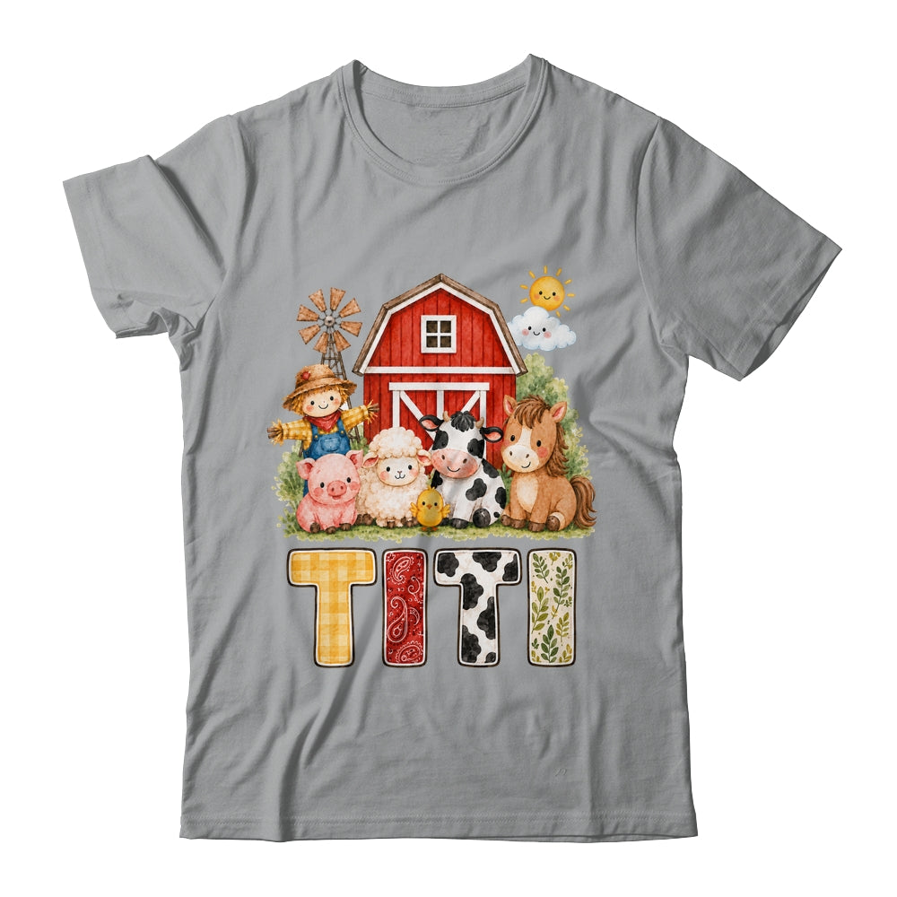 Titi Farm Cow 1St Birthday Girl Boy Matching Family Shirt & Hoodie | siriusteestore