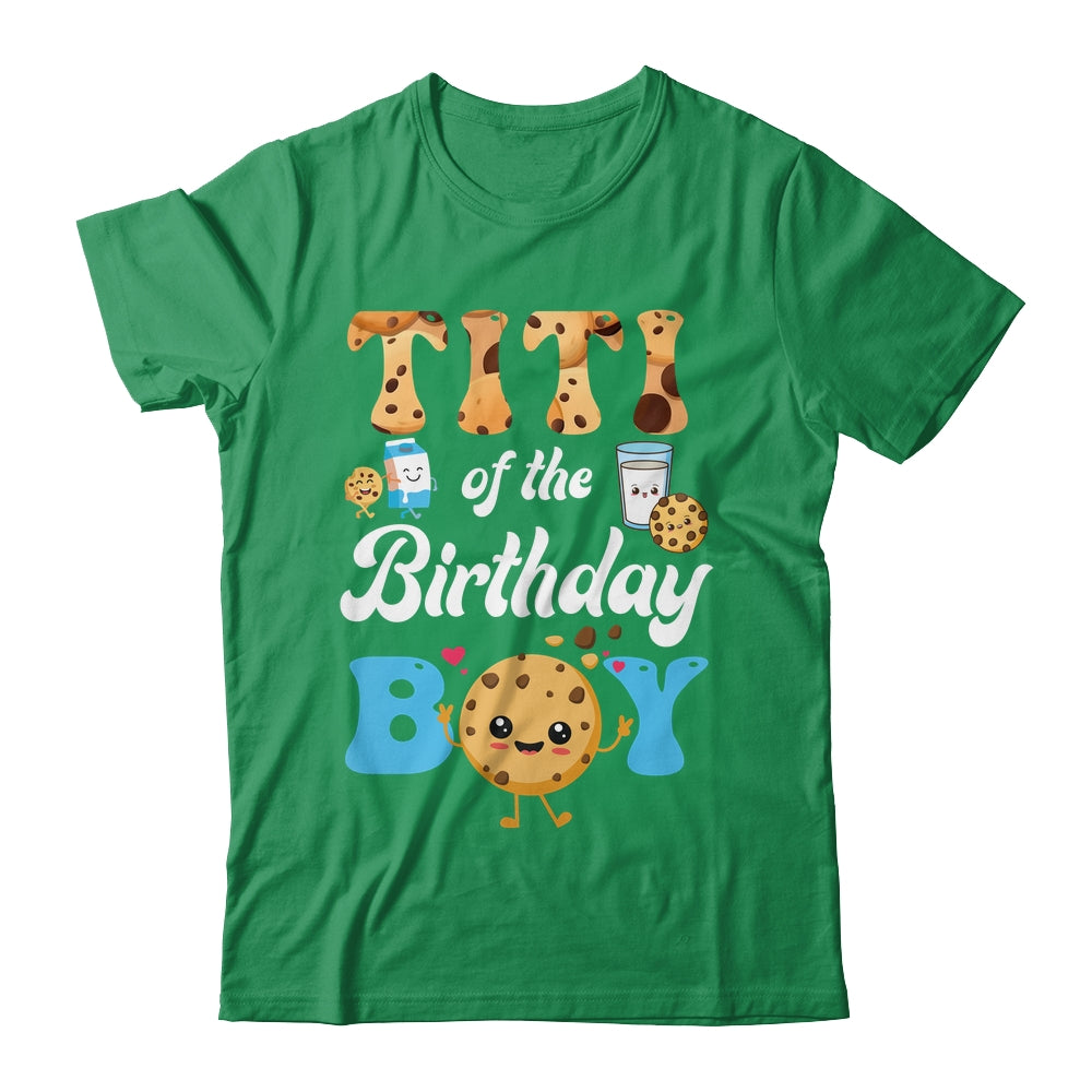 Titi Of The Birthday Boy Milk And Cookies 1st Birthday Shirt & Hoodie | siriusteestore