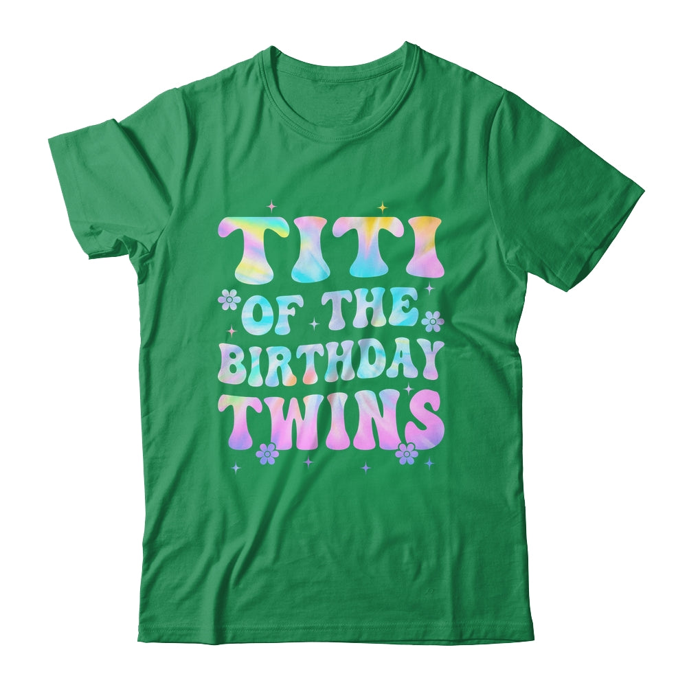 Titi Of The Birthday Twins Girls Kids Party Retro Bday Shirt & Hoodie | siriusteestore