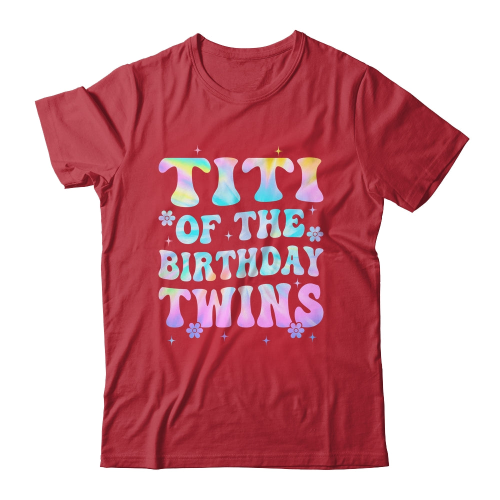 Titi Of The Birthday Twins Girls Kids Party Retro Bday Shirt & Hoodie | siriusteestore